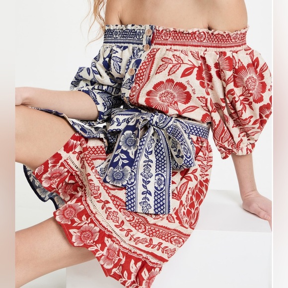 FARM RIO - Mixed Pineapple Garden Dress - Size Small - Picture 2 of 13